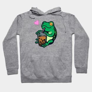 Boba Tea Frog Hoodie